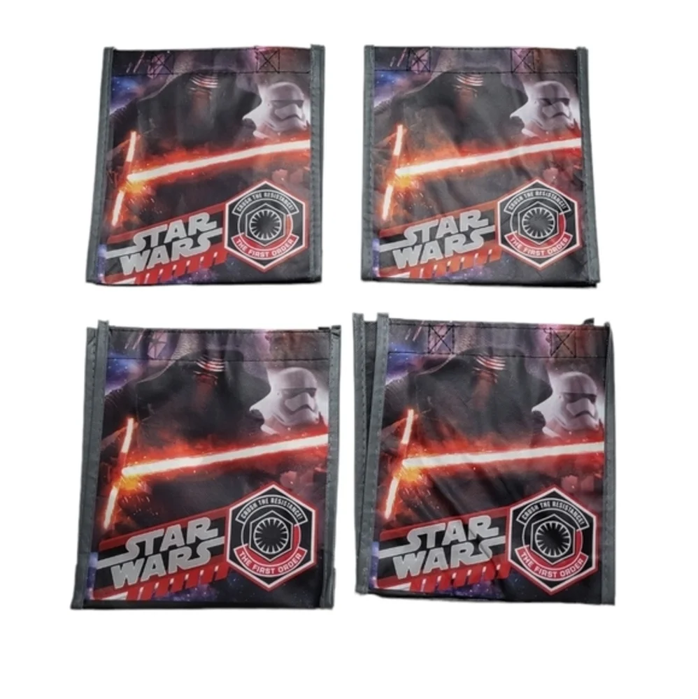 Disney Star Wars 4pcs Party Goodie‎ Bags Reusable Mini Totes